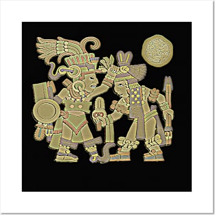 Aztec Carved Posters and Art